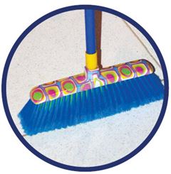 VASSOURA ARICASA DECORADA REF.:111