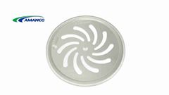 GRELHA INOX VORTIC ABRE/FECHA RED DN100