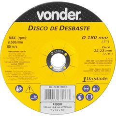 DISCO DESBASTE 180,0X6 4X22,23