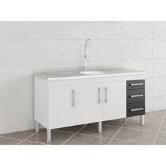 BALCAO COZ MDF 1,40 FLEX BR MGM