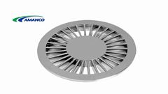 GRELHA INOX ABS CR RED DN150  AMANCO