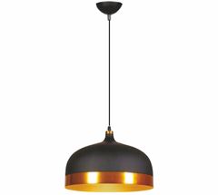 LUMI.G-LIGHT PEND.PERSA 330 PT/DOURADO