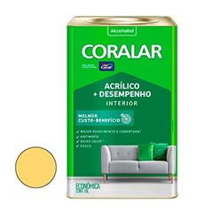 TINTA PVA LT 18L AMA.CANARIO CORALAR  