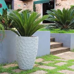 VASO JARDIM CONICO PRISMA 30 CIMENTO