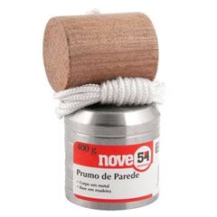 PRUMO DE PAREDE METAL 400G NOVE54